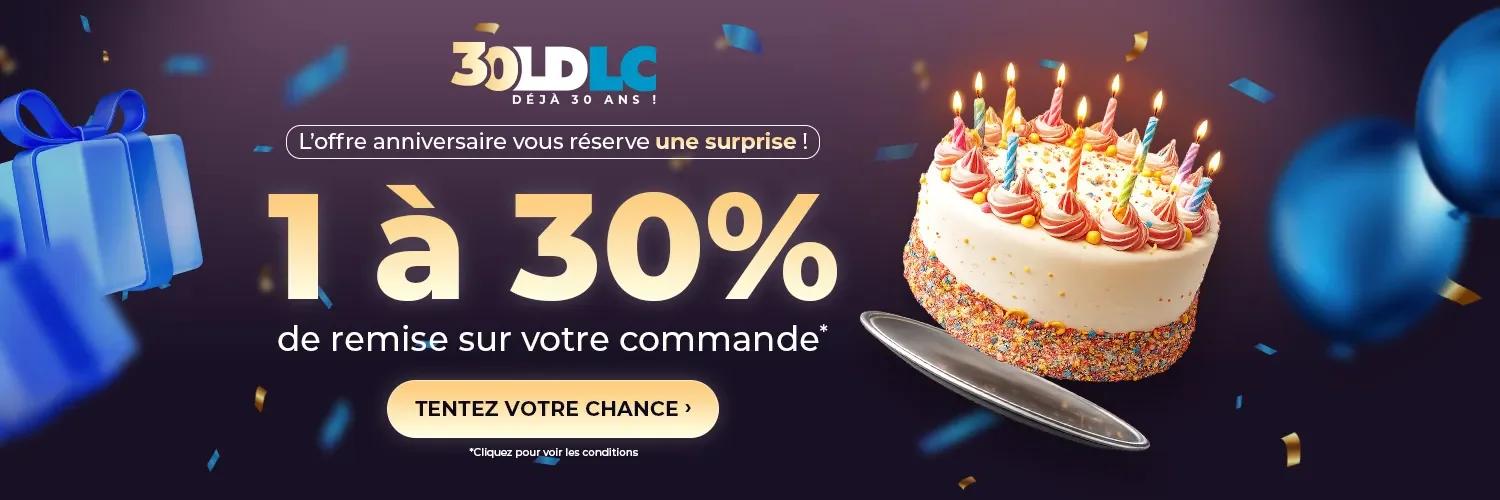 Preuve du coupon - LDLC - LDLC offre anniversaire : [[1 à 30% de remise]]