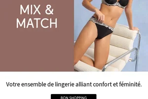 Livraison offerte | Mix & match : lingerie 💗