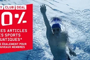 20% sur les articles de sports aquatiques - SUNDAY CLUB DEAL