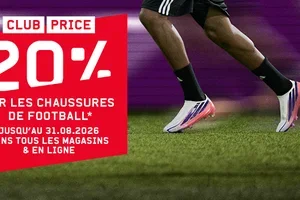 CLUB PRICE - 20% sur les chaussures de football