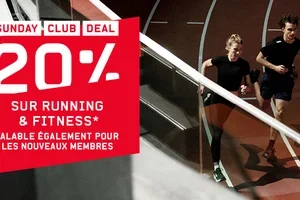 20% sur Running & Fitness – SUNDAY CLUB DEAL