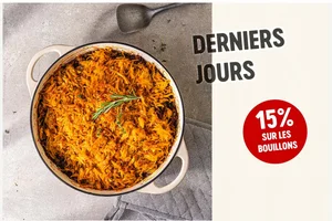 Derniers jours: 15% sur les bouillons!
