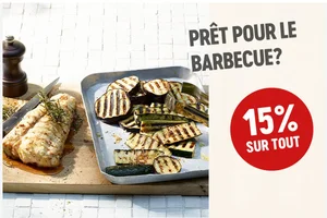 Lancement de la saison des grillades! 15% de rabais – pour une courte durée