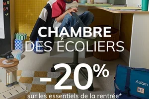 Chambre des écoliers : -20% sur les essentiels ! 🛏️