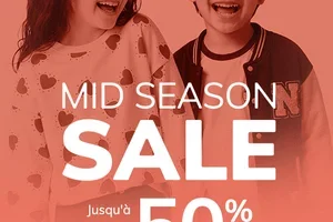 ✨ MID SEASON SALE jsq. -50% sur toutes les catégories !