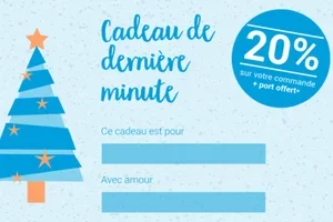 🎁 Vous avez oublié un cadeau? Nous avons LA solution pratique! Avec 20% de remise