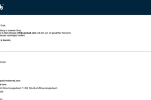 Deine Registrierung bei