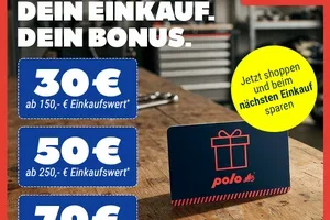 👉 30 €, 50 € oder 70 € Bonus? 👀 So geht’s!