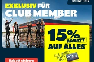 👑Club Member Deal: 15 % auf alles + 0 € Versand