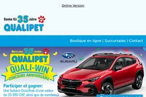 QUALIPET fête ses 35 ans : c'est le moment de gagner 🎉