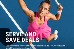 🎾Serve and Save : 15% de remise supplémentaire² 
