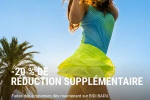 🥳Wow ! Économisez 20% sur presque tout Bidi Badu²