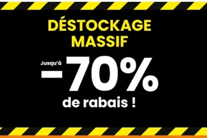 🚧 Le grand DÉSTOCKAGE continue : jusqu'à -70%