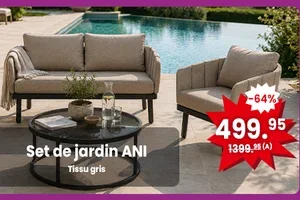 Dernières pièces : jusqu'à -80% sur les meubles de jardin