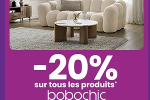 AUJOURD'HUI SEULEMENT : -20% sur tous les produits Bobochic
