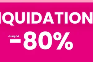 LIQUIDATION : jusqu'à -80%
