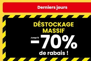 ⏳ Derniers jours : jusqu'à -70% sur des centaines d'articles