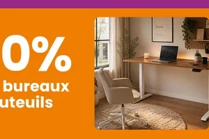 📚 Back to school : jusqu'à -60% sur les fauteuils & bureaux