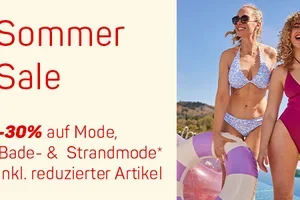 Bereit für Sonne und Wasser 😎 -30% auf Mode, Bade- & Strandmode, inkl. reduzierte Artikel!