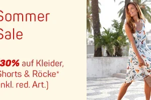 Sommer-Highlights 👗 -30% auf Kleider, Shorts & Röcke (inkl. reduzierte Artikel)