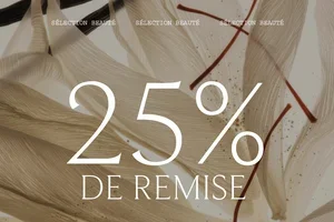 Vos produits préférés sont à -25 %