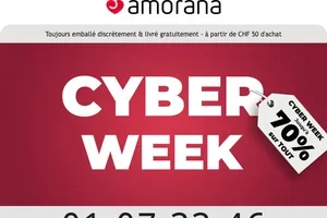 La folie de la Cyber Week : toys, lingerie, produits de droguerie, BDSM – jusqu'à 70 % de rabais + 15 % en plus 😈