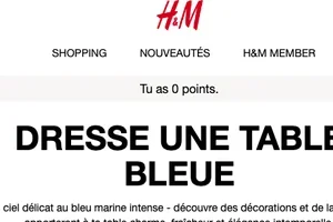 H&M HOME – Une touche de bleu