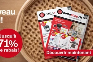Jusqu’à 71% de rabais dans le nouveau flyer nettoshop.ch 🤩