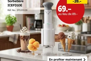 Aujourd'hui seulement : une sorbetière à seulement CHF 69.–🍦