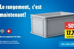 💙 En ce moment: -50% sur les bacs Rako | 60 litres