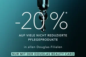 –20 % Rabatt auf viele nicht reduzierte Pflegeprodukte  