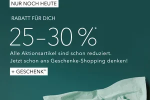 25–30 % Rabatt ohne Code – nur noch heute!