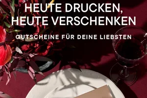 Last minute: Gutschein heute ausdrucken & verschenken! 💌