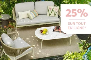 Jusqu'à demain seulement : 25% de rabais sur tout en ligne ⏳