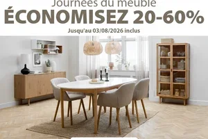 Les journées du meuble sont sur le point de se terminer!