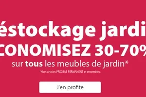 Le déstockage jardin touche à sa fin