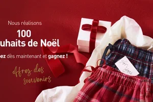 Nous souhaitons exaucer vos vœux de Noël.