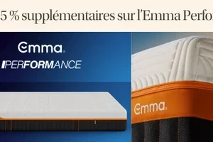 20 %+ 5 % de réduction sur le matelas Performance 26