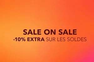 10% supplémentaires sur tes premiers articles en solde
