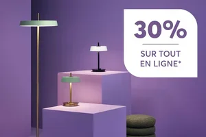 30% de rabais sur tout en ligne