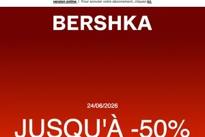 SOLDE JUSQU'À -50%. Préparez votre panier. 🛒