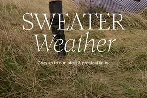 Forecast says: sweater weather