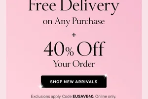 ⚡ FLASH SALE: Free Delivery + 40% Off ⚡