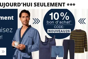 Votre réduction sur les sous-vêtements!