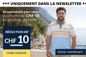 En exclusivité: CHF 10 de réduction pour vous! 