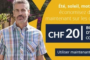 CHF 20 de réduction estivale! 