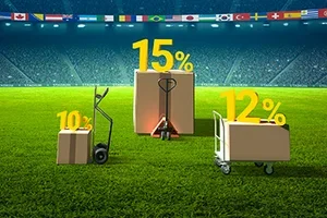 On récompense vos achats. Jusqu'à 15 % de remise sur votre commande.