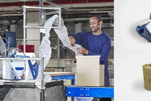 Des coussins d’air pour emballer efficacement
