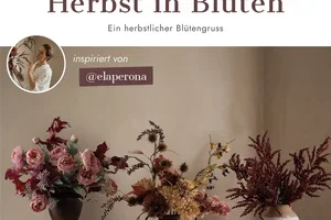 Zeitlose Herbstblüten für Zuhause 💐