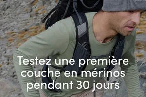 Testez une première couche en mérinos pendant 30 jours